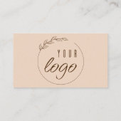 自然ランスケップパステルカラー 名刺 (裏面)