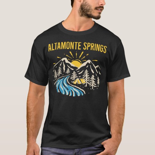自然ランドスケープアルタモンテ春 Tシャツ (正面)