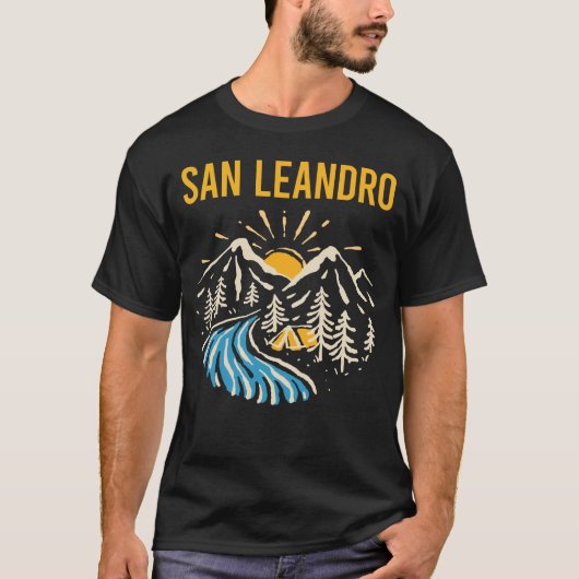 自然ランドスケープサンレアンドロ Tシャツ (正面)