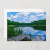 自然ランドスケープシーナリーレイクスカイベラルースポストカード ポストカード (正面/裏面)