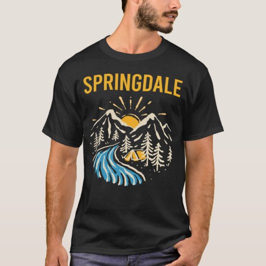 自然ランドスケープ Tシャツ (正面)