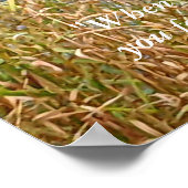 自然ランニング写真Rumi Verse ポスター (角)