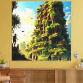 自然リクレームアーバーシティ キャンバスプリント (インサイチュ (リビング))