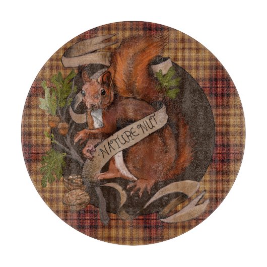 自然リス カッティングボード (正面)