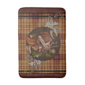 自然リス バスマット (正面縦)