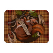 自然リス マグネット (横)