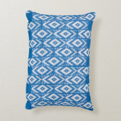 自然リネン繊維の民族オーナメント アクセントクッション (裏面(縦))