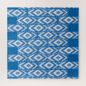 自然リネン繊維の民族オーナメント ジグソーパズル (横)