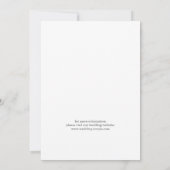 自然リース結婚式招待状 招待状 (裏面)