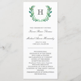 自然リース結婚式 プログラム