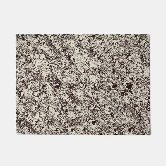 自然ルック抽象芸術 ドアマット (正面)