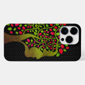 自然レディ – レトログリーンエディション iPhoneケース (裏面横)