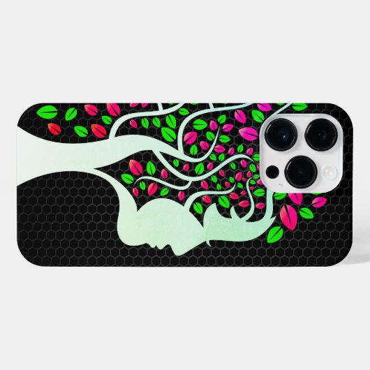 自然レディ – Greying Edition iPhoneケース (裏面横)