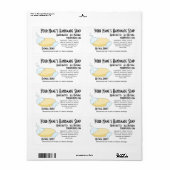 自然レトロ石けんラベル白黒テンプレート ラベル (フルシート)