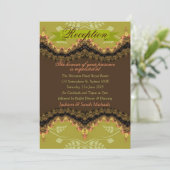 自然レースカクテルパーティー披露宴招待状 招待状 (スタンド正面)