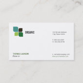 自然ロゴ 名刺 (裏面)