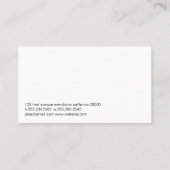 自然ロゴ |造園園 名刺 (裏面)