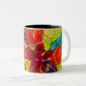 自然ロ話ブイドコーヒーカップ ツートーンマグカップ (正面右)