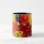 自然ロ話ブイドコーヒーカップ ツートーンマグカップ (中央)