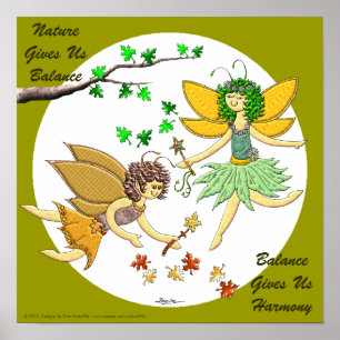 自然与え残高 ポスター