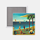 自然主義者オンビーチ マグネット (正面/裏面)