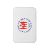 自然主義者 – 生命のための自然主義 バスマット (正面縦)