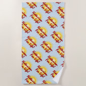 自然主義 – 生きるための自然主義！ ビーチタオル (正面)