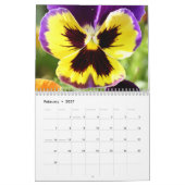 自然予定表 カレンダー (2月 2027)