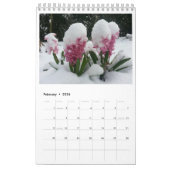 自然予定表 カレンダー (2月 2026)