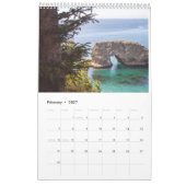 自然予定表 カレンダー (2月 2027)