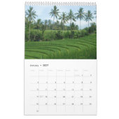 自然予定表 カレンダー (1月 2027)