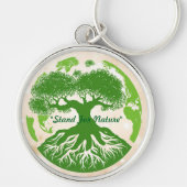 「自然保護者」 キーホルダー (正面)