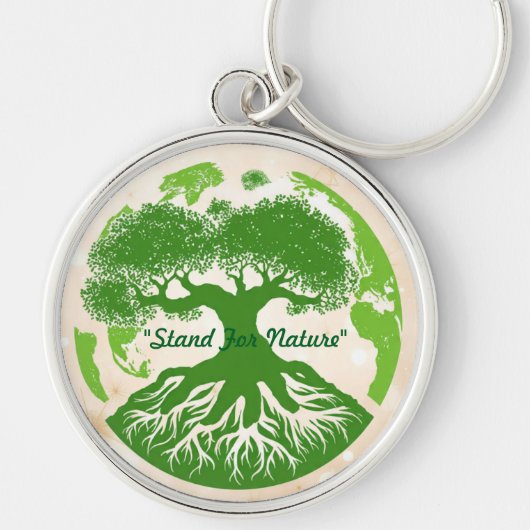 「自然保護者」 キーホルダー (正面)
