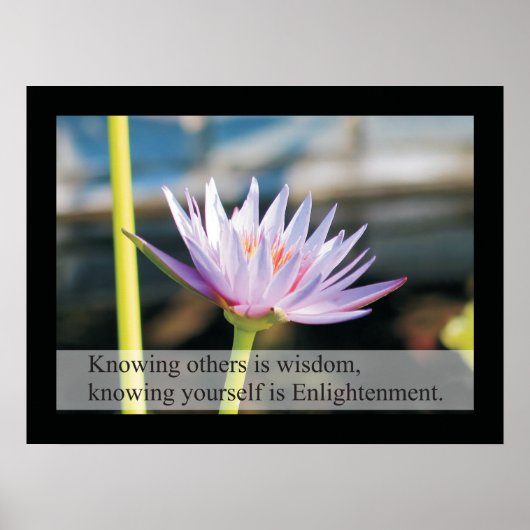 自然健康引用文とことわざポスターLao Tzu ポスター (正面)
