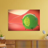 自然免疫系キラー細胞 キャンバスプリント (インサイチュ (リビング))