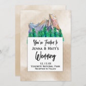 自然公園への招待 招待状 (正面/裏面)