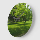 自然公園 ラージ壁時計 (傾斜)