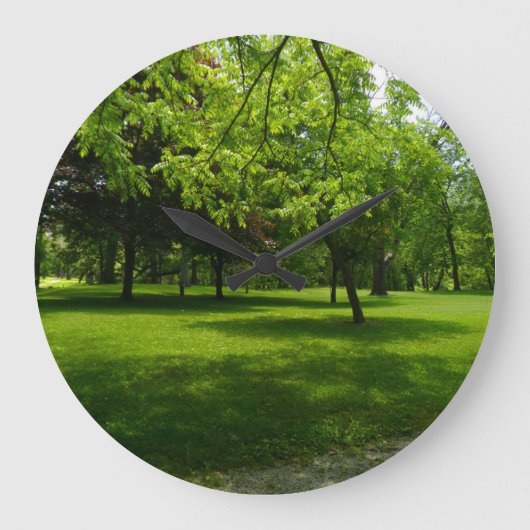 自然公園 ラージ壁時計 (正面)