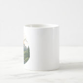自然冒険アウトドアデザイン コーヒーマグカップ (中央)