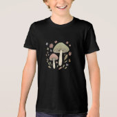 自然冒険キノコ グラフィック クール トライブレンドＴシャツ (正面)
