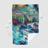 自然写真で作られたカビのような質感 ゴルフタオル (インサイチュ)