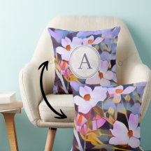 自然写真の紫と青のフローラ