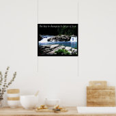 自然写真を変える感動的鍵 ポスター (キッチン)