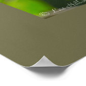 自然写真シャイ青ジェイ・バーダー ポスター (角)