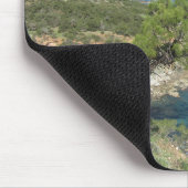 自然写真地中海の山海 マウスパッド (コーナー)