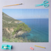 自然写真地中海の山海 薄葉紙 (クラフト)