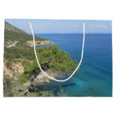 自然写真地中海の山海Wr ラージペーパーバッグ (裏面)