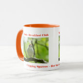 自然写真撮影用チッピング・スパロー・バーダー マグカップ (正面左)