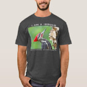 自然写真 クマゲラ 野鳥観察 Tシャツ (正面)
