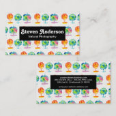 自然写真 |水彩ツリー 名刺 (正面/裏面)